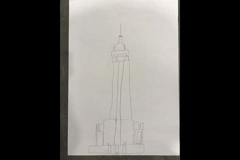  Empire State Building by Edwin Age 6